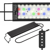 SEVENCONST 24/7 mode LED aquarium light on tank provides steady daily lighting control for plants and fish