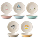 Seyatoo ceramic cat bowls set collection shown in colorful options for easy feeding.