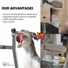 SHAINFUN three-legged base keeps the stand steady on various floor surfaces.