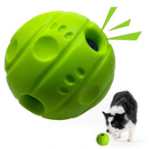 SHAKE AND LAUGH dog ball concave lines improve grip during fetch play