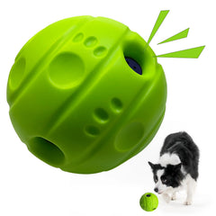 SHAKE AND LAUGH dog ball concave lines improve grip during fetch play