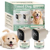 SHANDR pheromone diffuser front view for calming dogs at home.
