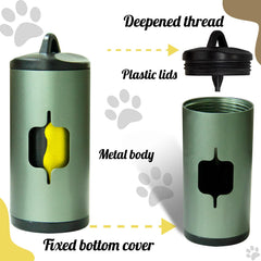 SHAOUMAN dog bag holder attached to leash clip for secure jogging and hikes