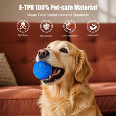 Shapana Interactive Ball USB-C charging emphasizes quick recharge for long play sessions.