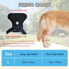 SHARKBEEPOWER dog knee brace adjustable Velcro straps secure a snug, non-slip fit.
