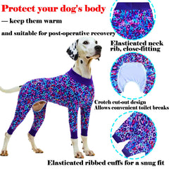 Sharkwill heart-pattern recovery suit adds cheerful style during recovery.