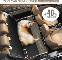 SHARLOVY dog hammock bed keeps pets comfortable and safely settled during travel