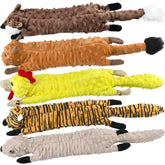 Sharlovy dog squeaky toys 5-pack bubble plush for interactive play.