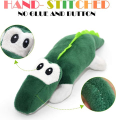 SHARLOVY dog toy rabbit with squeaker for chewing and social play