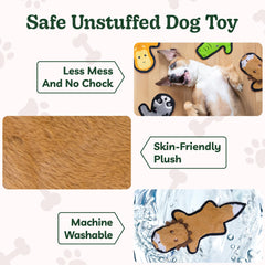SHARLOVY Three-size dog toy set demonstrates options for small to large breeds.