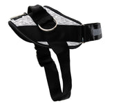 ShawnCo Essential Dog Harness Arctic Camo front view ensures secure daily-walk comfort.