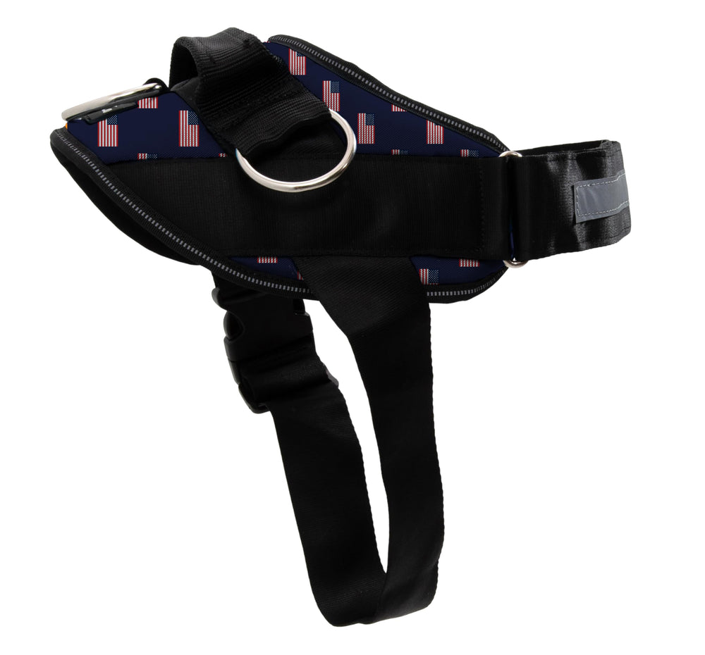 ShawnCo Essential Dog Harness with No-Pull 3 Rings for comfortable, controlled walks.