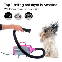 SHELANDY Groomer Partner pink side view highlights compact design for grooming spaces