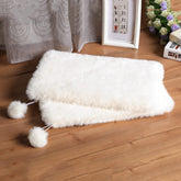 SHENGOCASE 2-pack 10x14 cushion with faux rabbit fur, ultra-soft warmth for pets