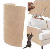 SHENGOCASE beige carpet mat rolled out to protect hardwood floors.