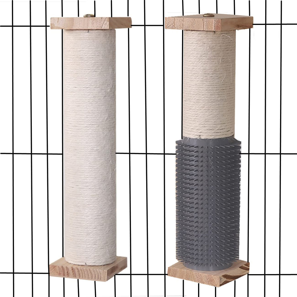 SHENGOCASE cage scratching post assembly for quick crate setup.