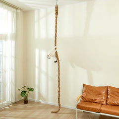 SHENGOCASE cat climbing rope encourages vertical play and exploration for energetic cats.