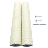 SHENGOCASE replacement post 17.7-inch with natural sisal for durable scratching