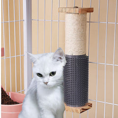 SHENGOCASE natural sisal material emphasizes a textured grooming surface.