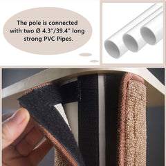 SHENGOCASE suction-base installation secures no-drill mounting to walls.