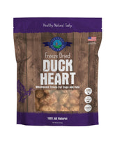Shepherd Boy Farms duck heart packaging, high-protein snack for dogs