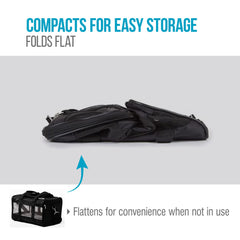 Sherpa Original Deluxe Carrier interior shows cozy base liner and secure space.