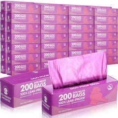 Sherr 20 boxed rolls with leak-proof bags for quick cleanup on walks
