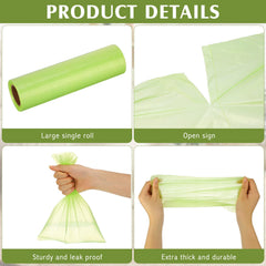 Sherr poop bag dispensing box with perforation for easy one-at-a-time use.