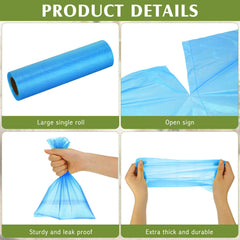 Sherr poop bags sized 7.9 by 11.8 inches for daily waste needs