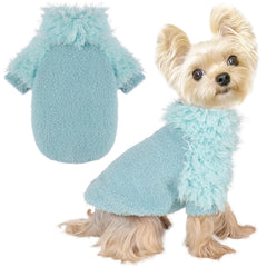 Shifenmei dog classic sweater front view for warm small dogs