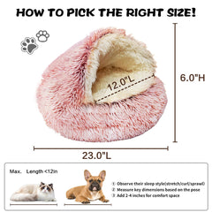 ShinHye Cozy Cat Bed with waterproof bottom prevents leaks and protects floors.