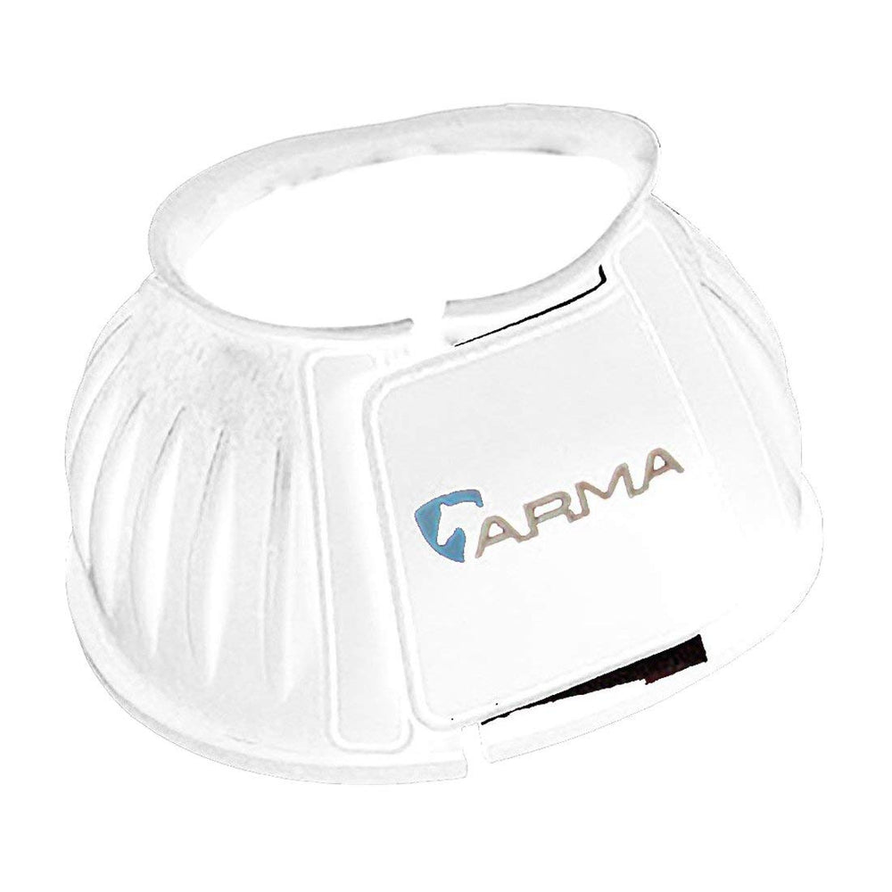 Shires Arma Overreach Bell Boots front view for durable hoof protection during training