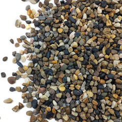 SHIZWU 20lb aquarium gravel close-up showing natural color for layered aquascapes.