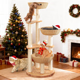 SHODMI 54-inch cat tree tower offers spacious multi-level play for indoor cats.