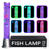 Shop LC Fish Lamp front view with bubble-tube glow for calming ambience