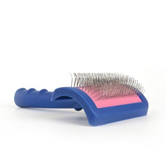 Show Tech Tuffer Than Tangles slicker brush undercoat removal during grooming