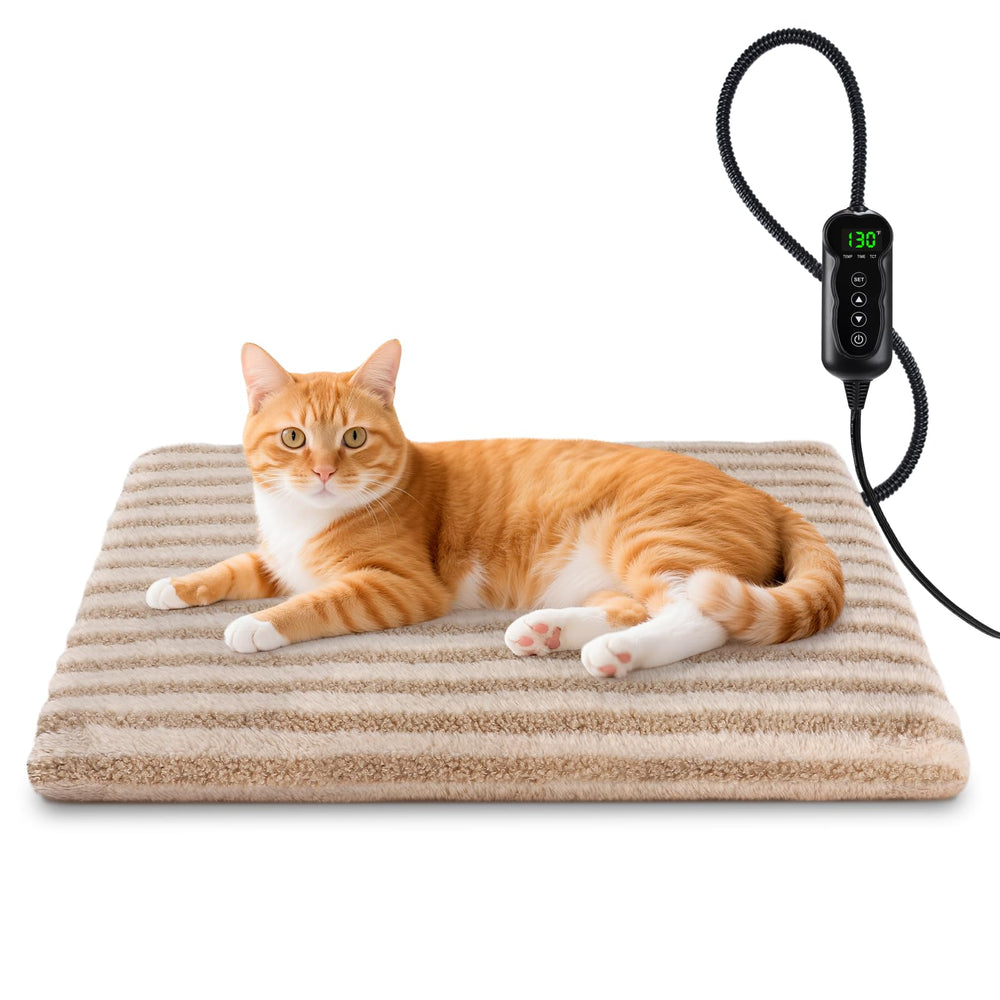 SHU UFANRO pet heating pad cover with ultra-soft plush surface for cozy warmth.