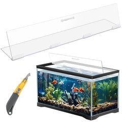 Sieral aquarium canopy in clear polycarbonate offers a sleek, crack-resistant lid for long-lasting tank protection.