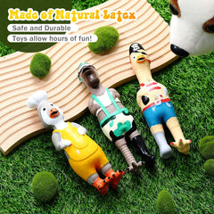 Silipull bright color chicken toy aids quick visibility during outdoor play