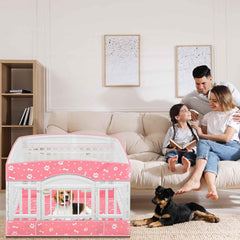 SilTriangle 36-inch four-panel setup with cover and mat tool-free install.