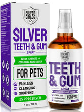 SILVER GRADE teeth gum spray bottle pour for simple at-home dental care