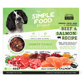 Simple Food Project beef-salmon-freeze-dried-pieces: protein-rich, convenient meals for dogs.
