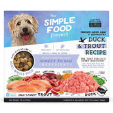 Simple Food Project duck-trout-recipe bag – affordable freeze-dried dog food for daily meals