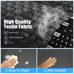 Simple Trending breathable cover ensures airflow for a cooler sleeping surface.