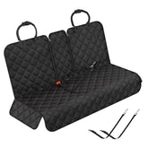 Simple Trending Dog Car Seat Cover covers rear seat to protect upholstery on trips