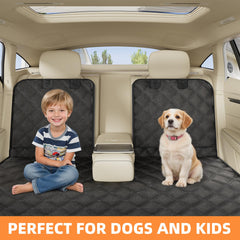 Simple Trending Dog Car Seat Cover waterproof layer keeps car clean on outings