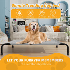 Simple Trending canopy blocks direct sun, helping large dogs stay cool outdoors.