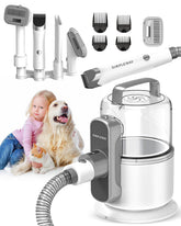 Simple Way dog vacuum grooming kit setup enabling easy at-home deshedding sessions