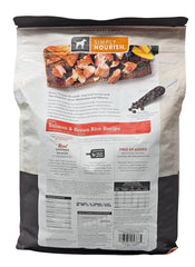 SIMPLY NOURISH kibble closeup reveals whole grains for steady energy.