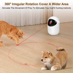 Simxihong laser cat toy 1000mAh battery enables longer play sessions.